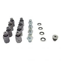 Adapter kit for hydraulic hoses, type I