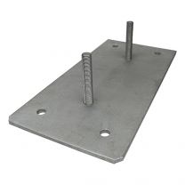 Mounting plate for shock buffer 500x250x90