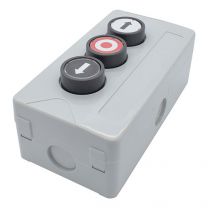 Push button box, 3 buttons