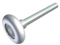 Nylon roller, stainless steel 2", 11mm shaft